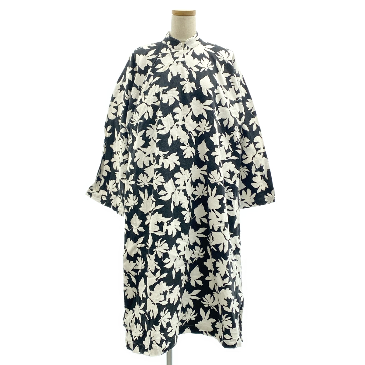 COMME des GARCONS | 棉質全印花立領旗袍裙 | S碼 | 女款