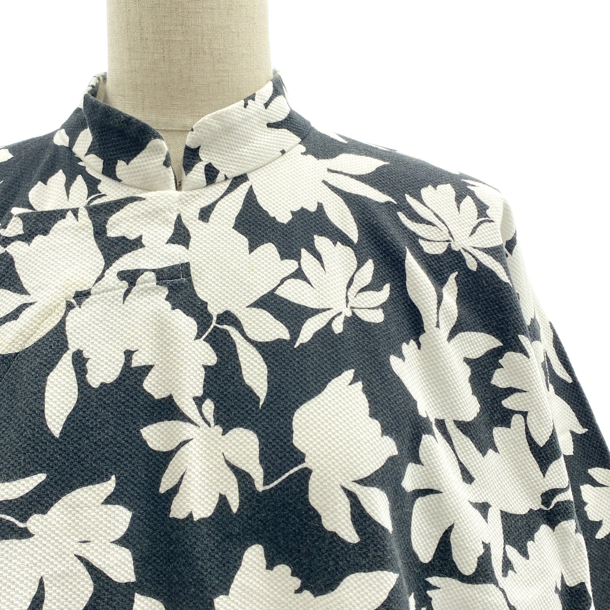 COMME des GARCONS | 棉質全印花立領旗袍裙 | S碼 | 女款