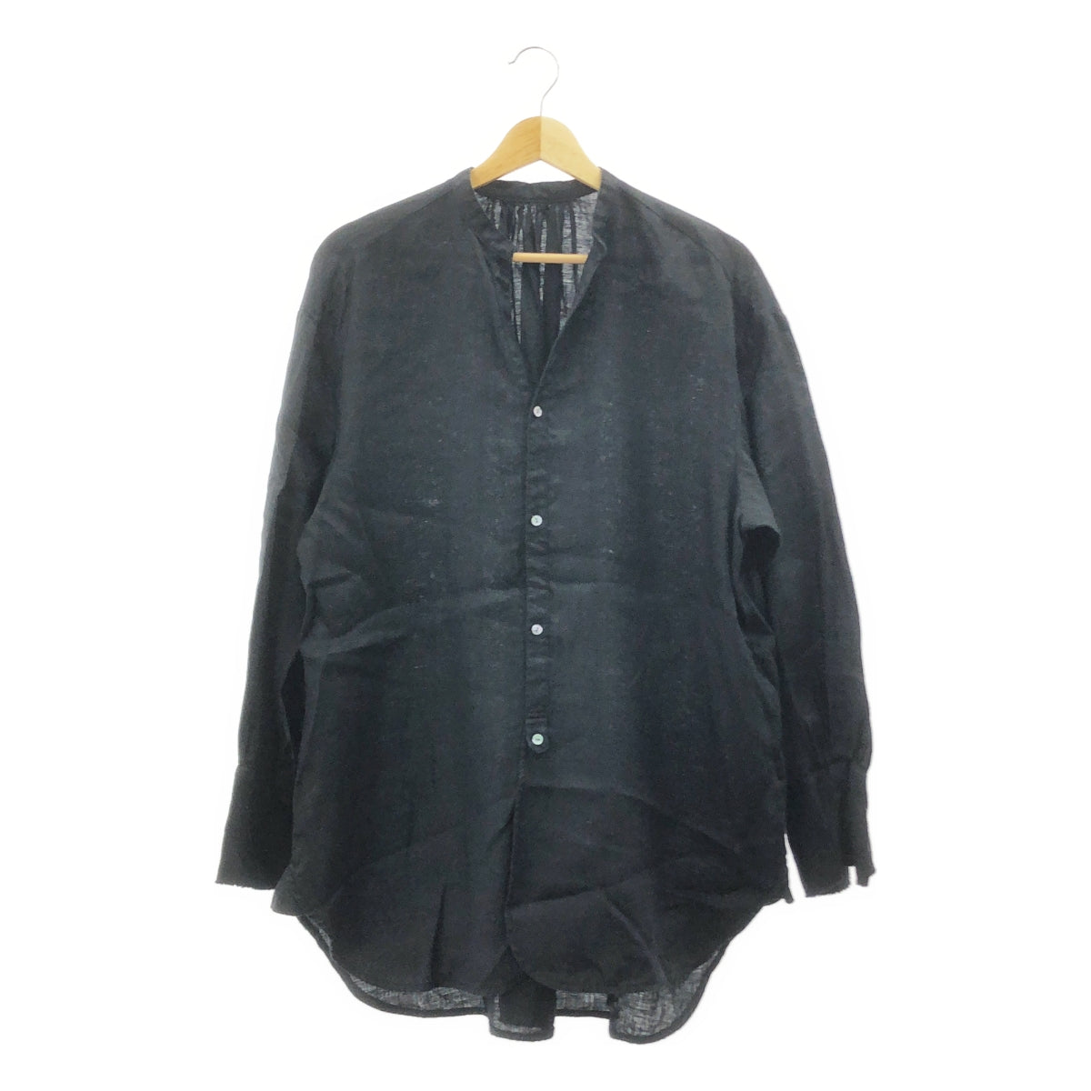 nagonstans / 나곤 스탠스 | 린넨 V 넥 풀오버 셔츠 | 38 | 여성