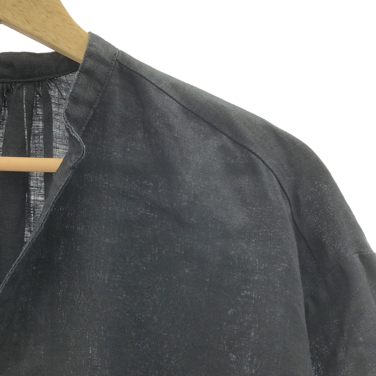 nagonstans / 나곤 스탠스 | 린넨 V 넥 풀오버 셔츠 | 38 | 여성