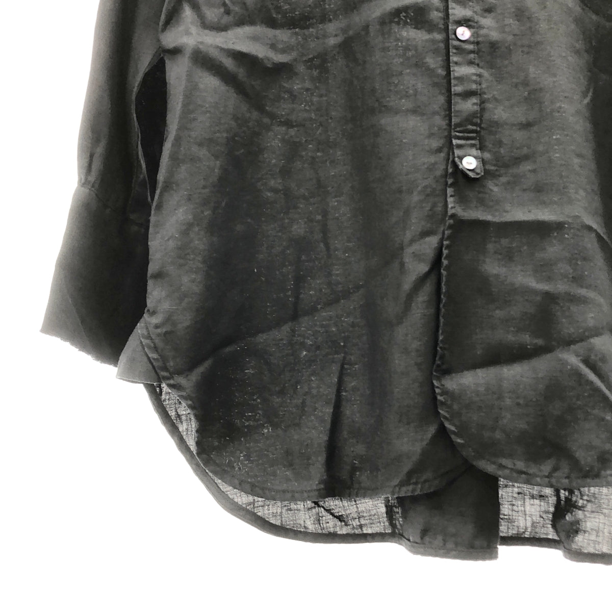 nagonstans / 나곤 스탠스 | 린넨 V 넥 풀오버 셔츠 | 38 | 여성