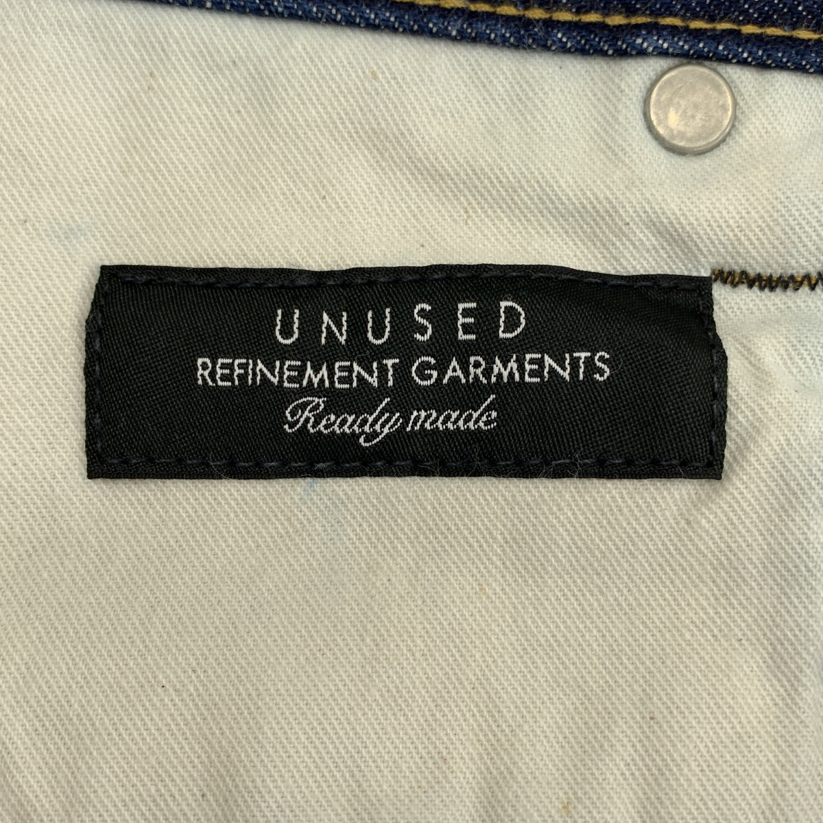 UNUSED / アンユーズド | セルビッチ 濃紺デニム パンツ | 2 | メンズ