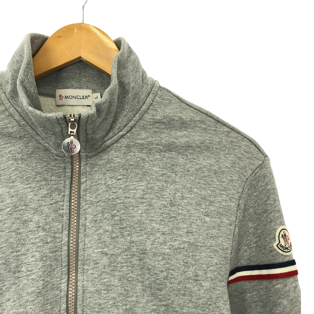 MONCLER / モンクレール | MAGLIA CARDIGAN トリコライン スウェットパーカー | L | メンズ