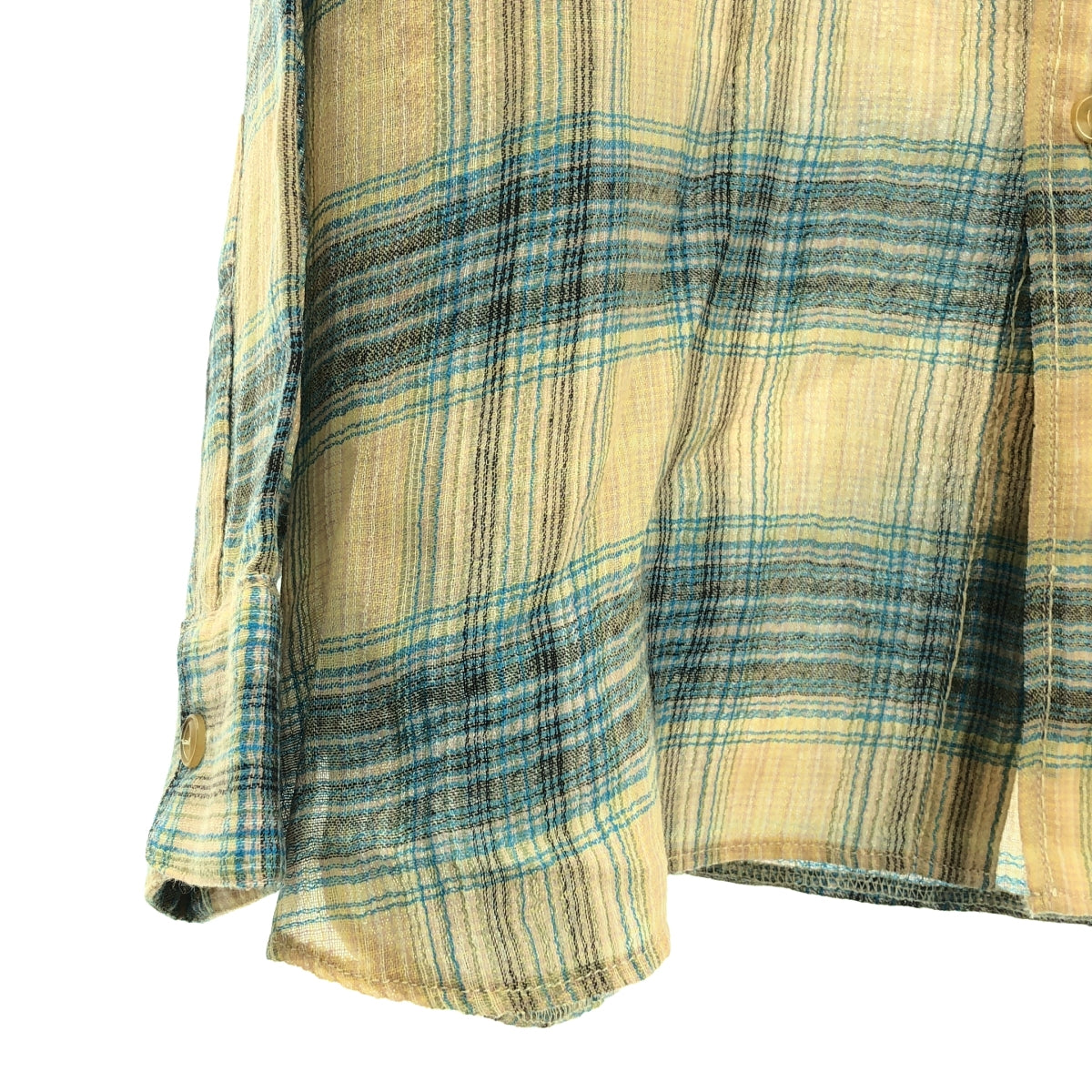 NICENESS / 니스네스 | 2025AW | TOMMY Multicolor Ombre Work Shirt 울 멀티 컬러 옴브레 체크 워크 셔츠 |