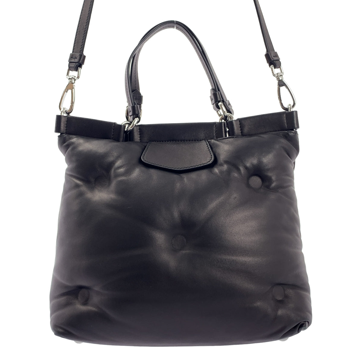 Maison Margiela / メゾンマルジェラ | 2023SS | GLAM SLAM TOTE BAG / グラムスラム 2way ショルダーストラップ付 レザー トートバッグ スモール |