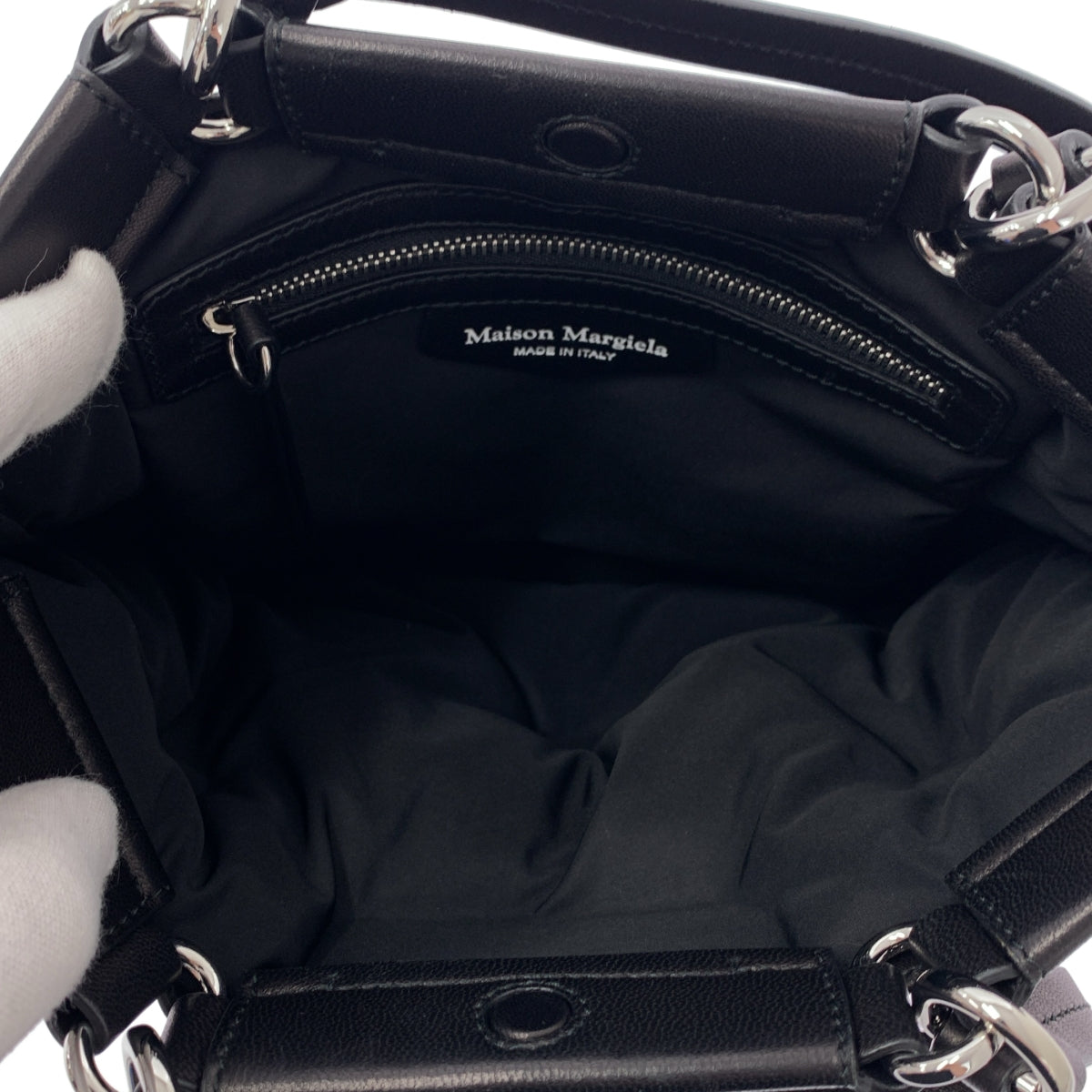 Maison Margiela / メゾンマルジェラ | 2023SS | GLAM SLAM TOTE BAG / グラムスラム 2way ショルダーストラップ付 レザー トートバッグ スモール |