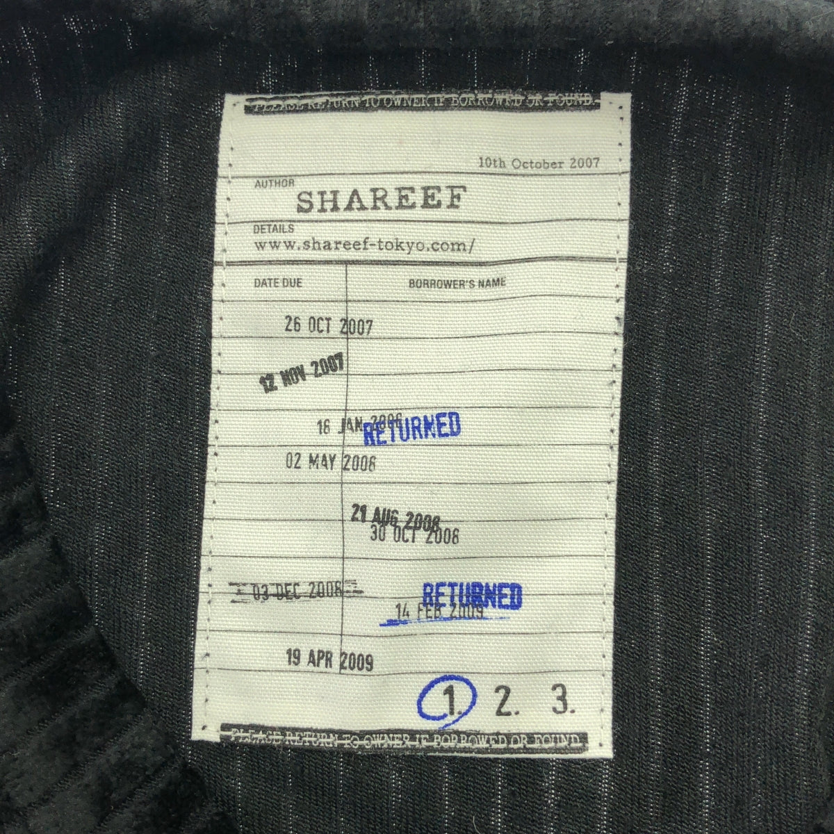 共享 |寬鬆輪廓天鵝絨刺繡剪裁和縫紉 | 1 |黑色 |男士