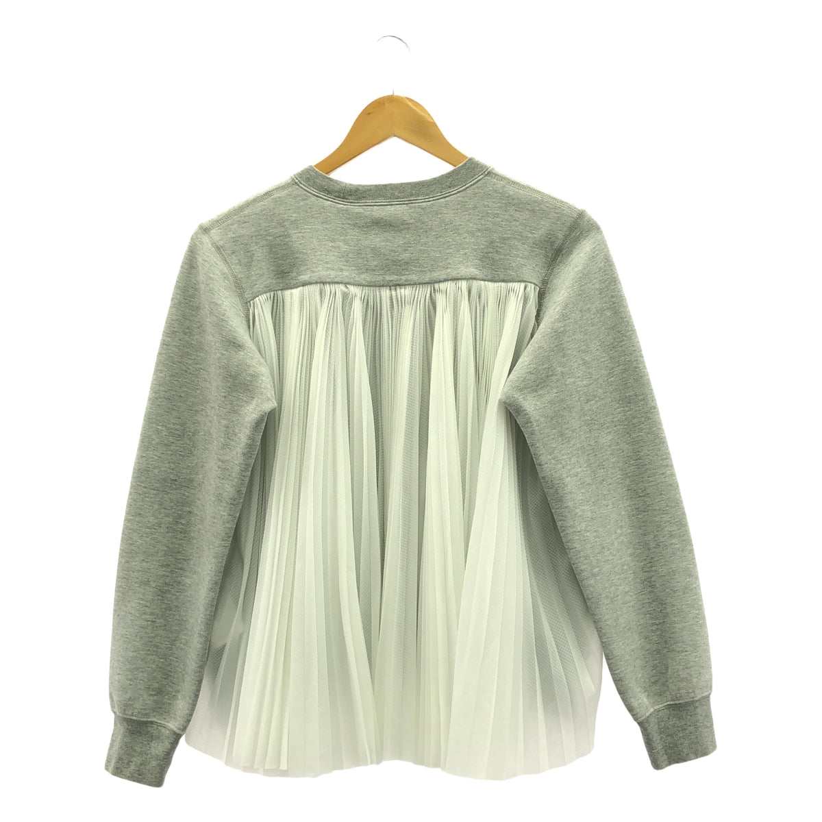 NIKE / ナイキ | × sacai バックプリーツ スウェット | XS | グレー | レディース