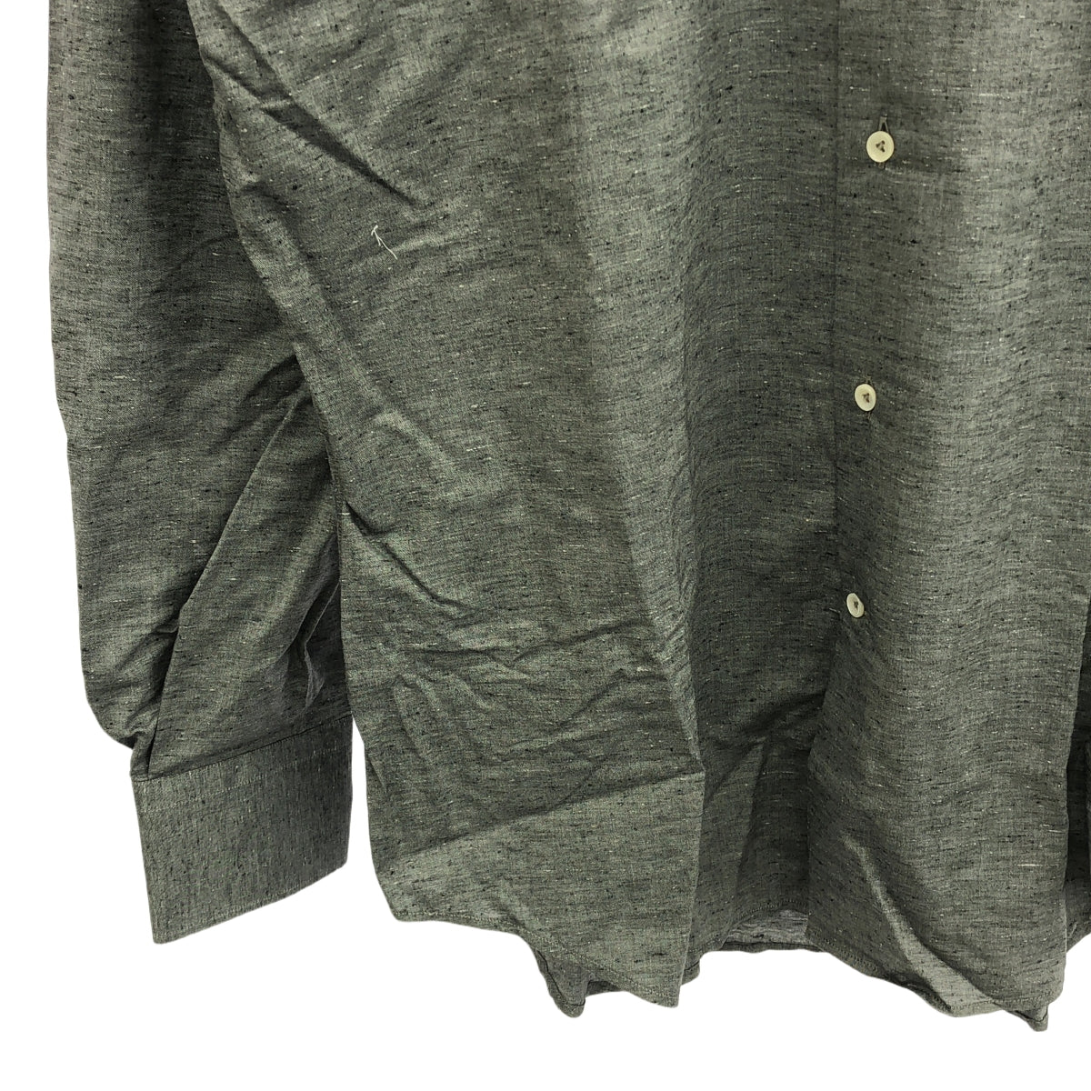 【美品】  LARDINI / ラルディーニ | ブートニエール付き ドレスシャツ | 42 | gray | メンズ