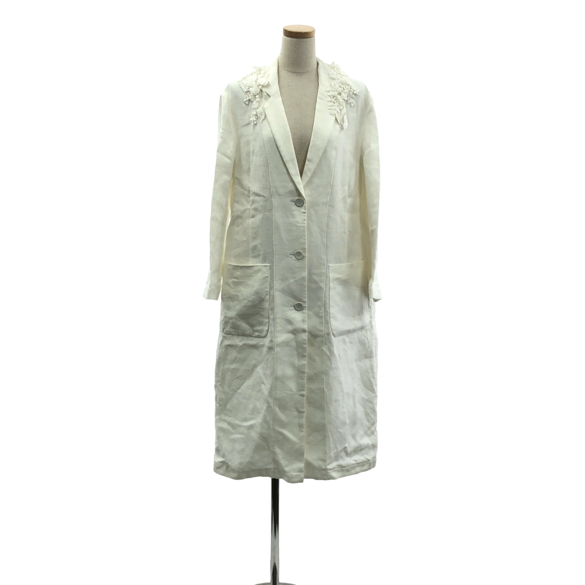 mina perhonen / ミナペルホネン | ombra コート | 38 | ホワイト | レディース