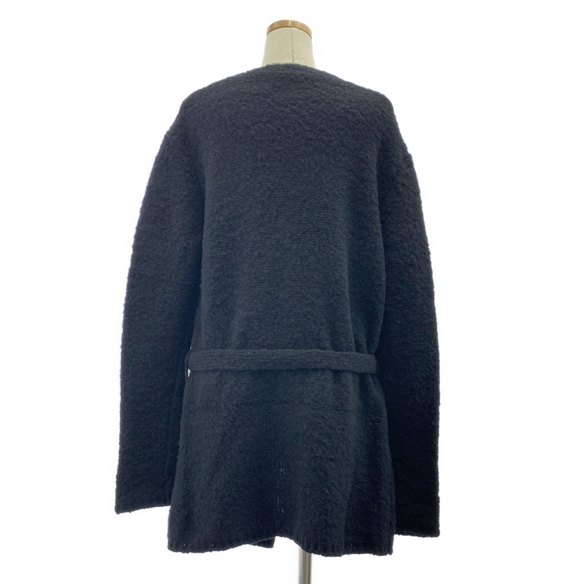 CoSTUME NATIONAL | 羊毛與尼龍搭配腰帶開襟衫 | S尺寸 | 黑色 | 男款