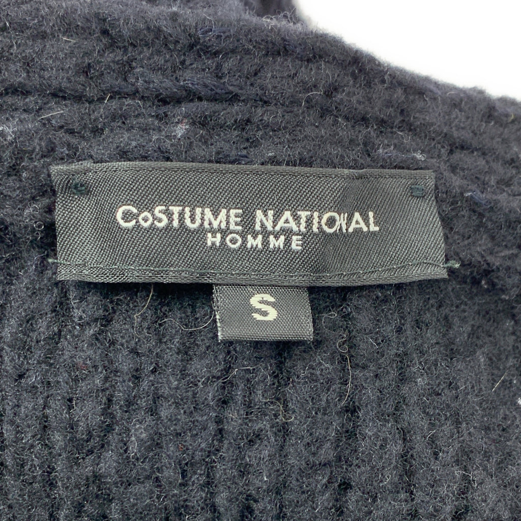 CoSTUME NATIONAL | 羊毛與尼龍搭配腰帶開襟衫 | S碼 | 男款