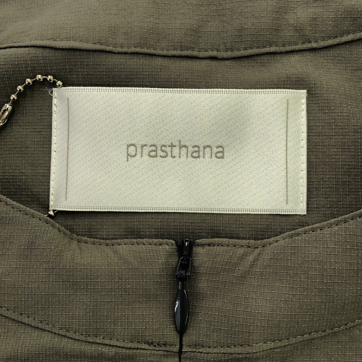 【신품】 prasthana / 프라스타나 | flared round neck short / 셔츠 | M | 그레이 | 남성