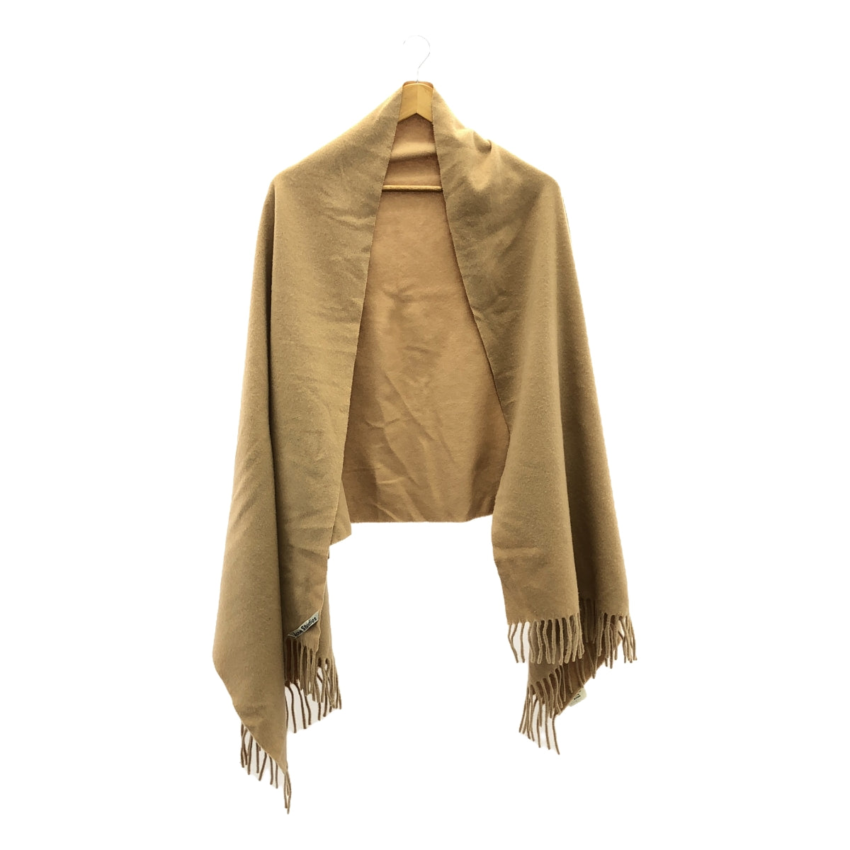 Acne Studios / アクネストゥディオズ | ウール フリンジ マフラー | ベージュ | レディース