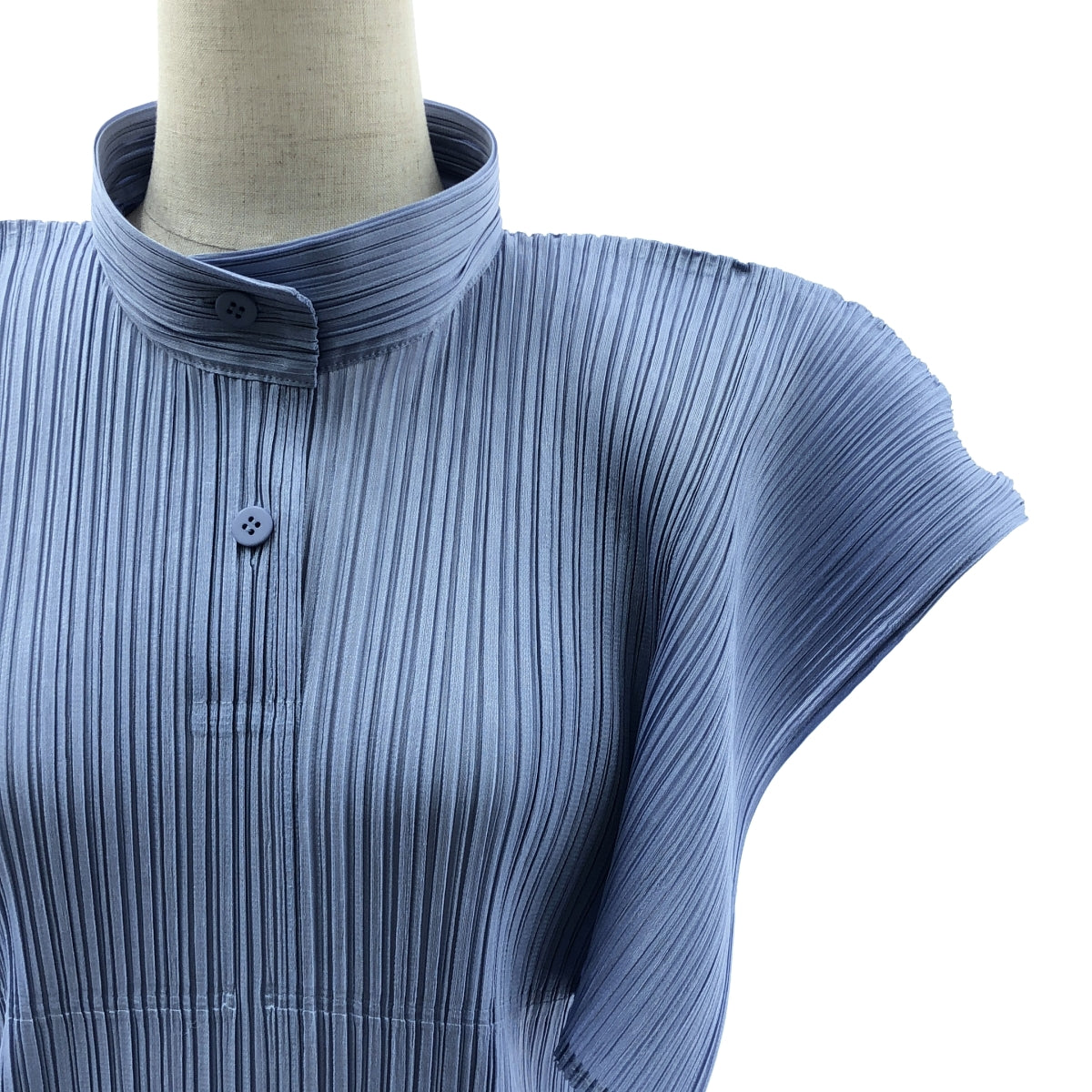 PLEATS PLEASE ISSEY MIYAKE / 플리츠 프리즈 이세이 미야케 | 2024AW | 하이넥 드레스 원피스 | 3 | 여성