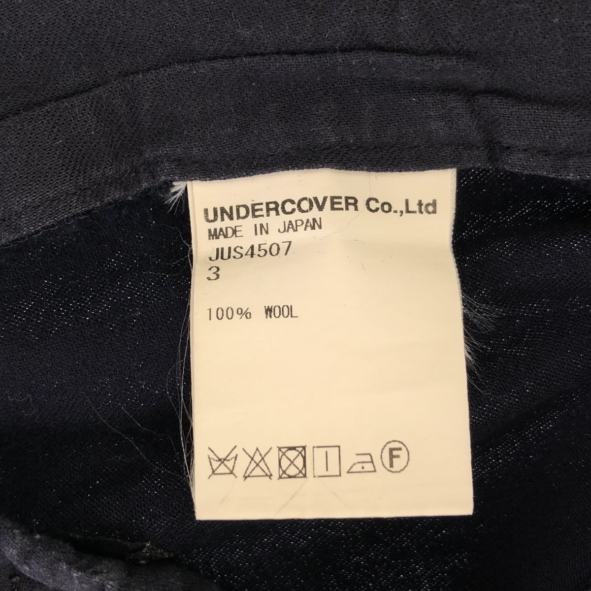 John UNDERCOVER / John Undercover | Stitchwork Slacks Pants | Size 3 | Navy | Men's