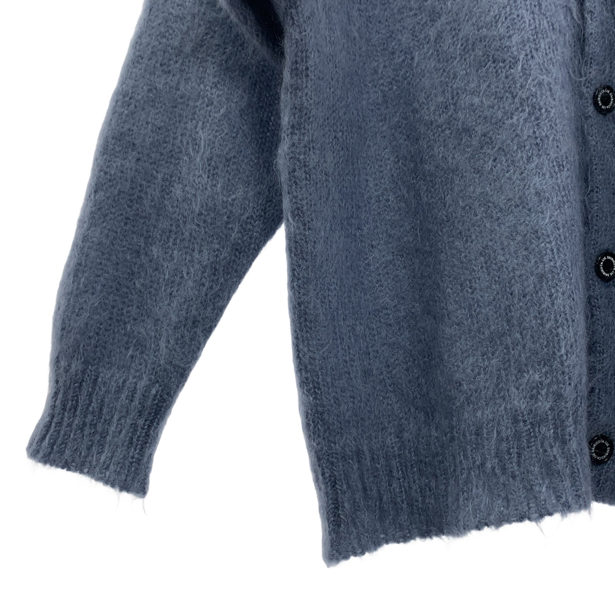 DAIRIKU / ダイリク | 2021AW | Brat Pack / Molly Mohair Knit Cardigan モヘア Vネック カーディガン | F | ブルー | メンズ