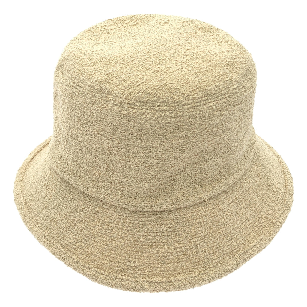 【미품】 WRYHT / 라이트 | 2024SS | DOUBLE FACE BUCKET HAT 뒤집을 수 있는 버킷 모자 | 1 | 베이지 / 화이트 | 여성