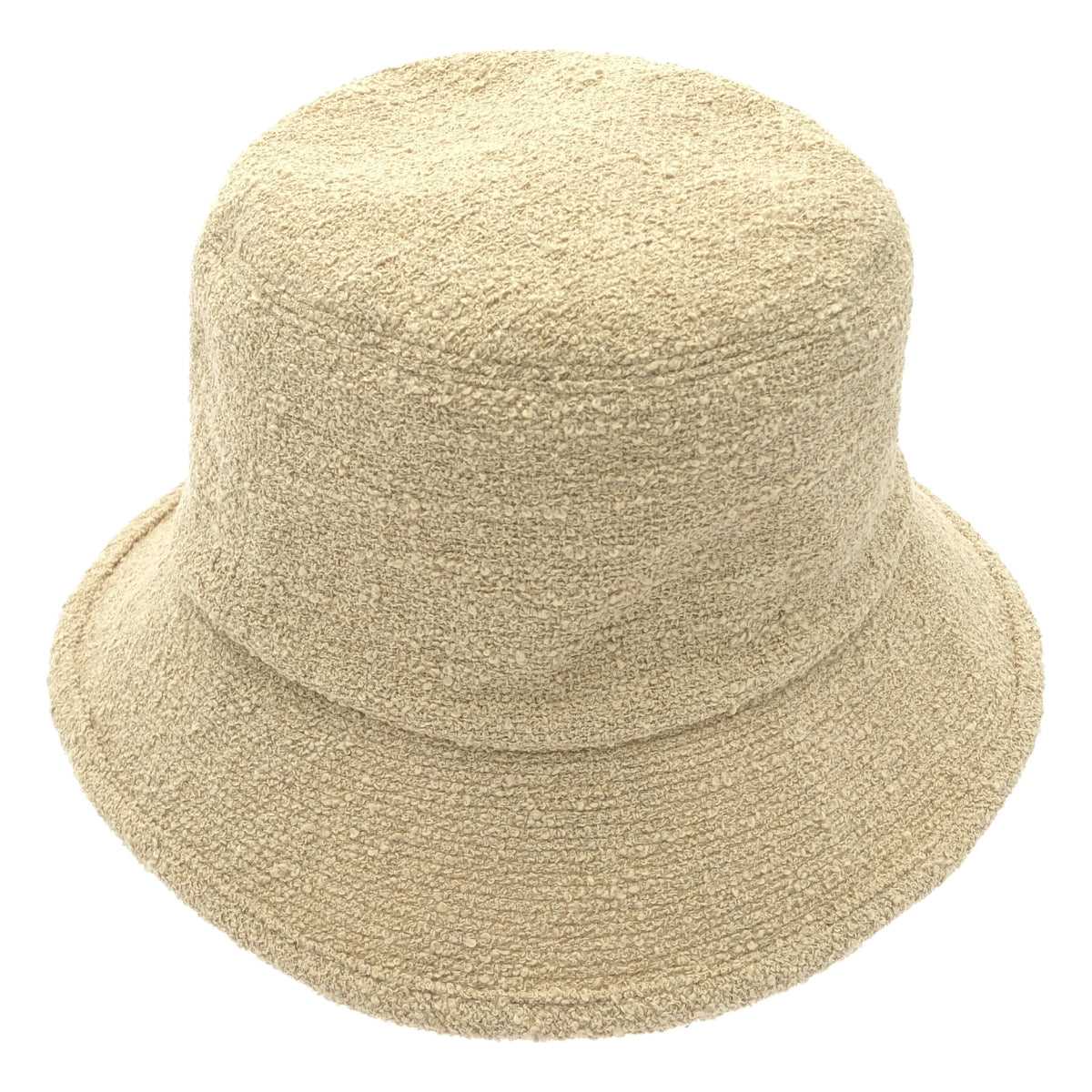 【美品】  WRYHT / ライト | 2024SS | DOUBLE FACE BUCKET HAT リバーシブル バケットハット | 1 | ベージュ / ホワイト | レディース
