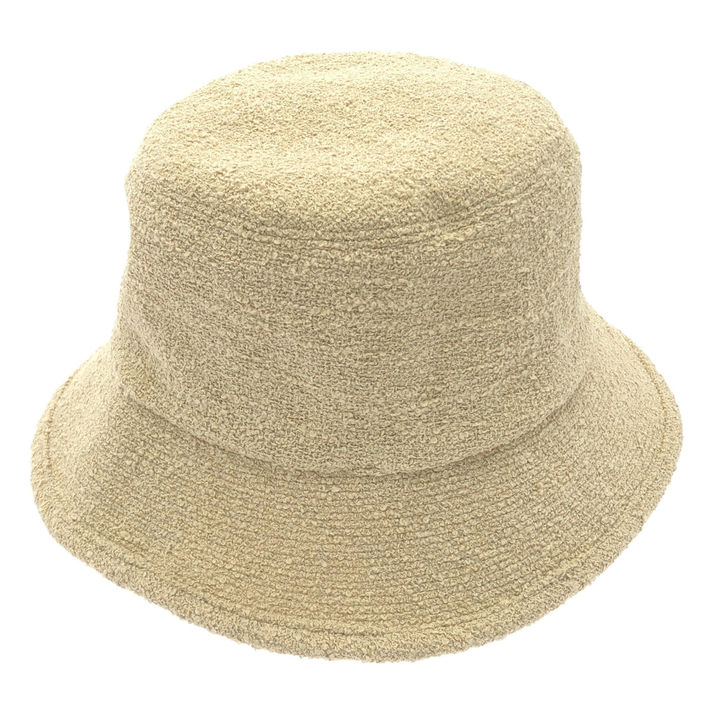 【미품】 WRYHT / 라이트 | 2024SS | DOUBLE FACE BUCKET HAT 뒤집을 수 있는 버킷 모자 | 1 | 베이지 / 화이트 | 여성