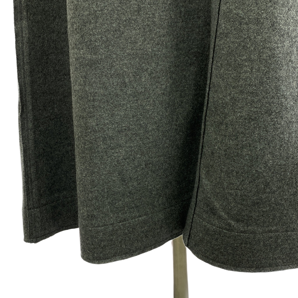 【美品】  YOHJI YAMAMOTO POUR HOMME / ヨウジヤマモトプールオム | 2018AW | ウール ロング コート | 3 | グレー | メンズ