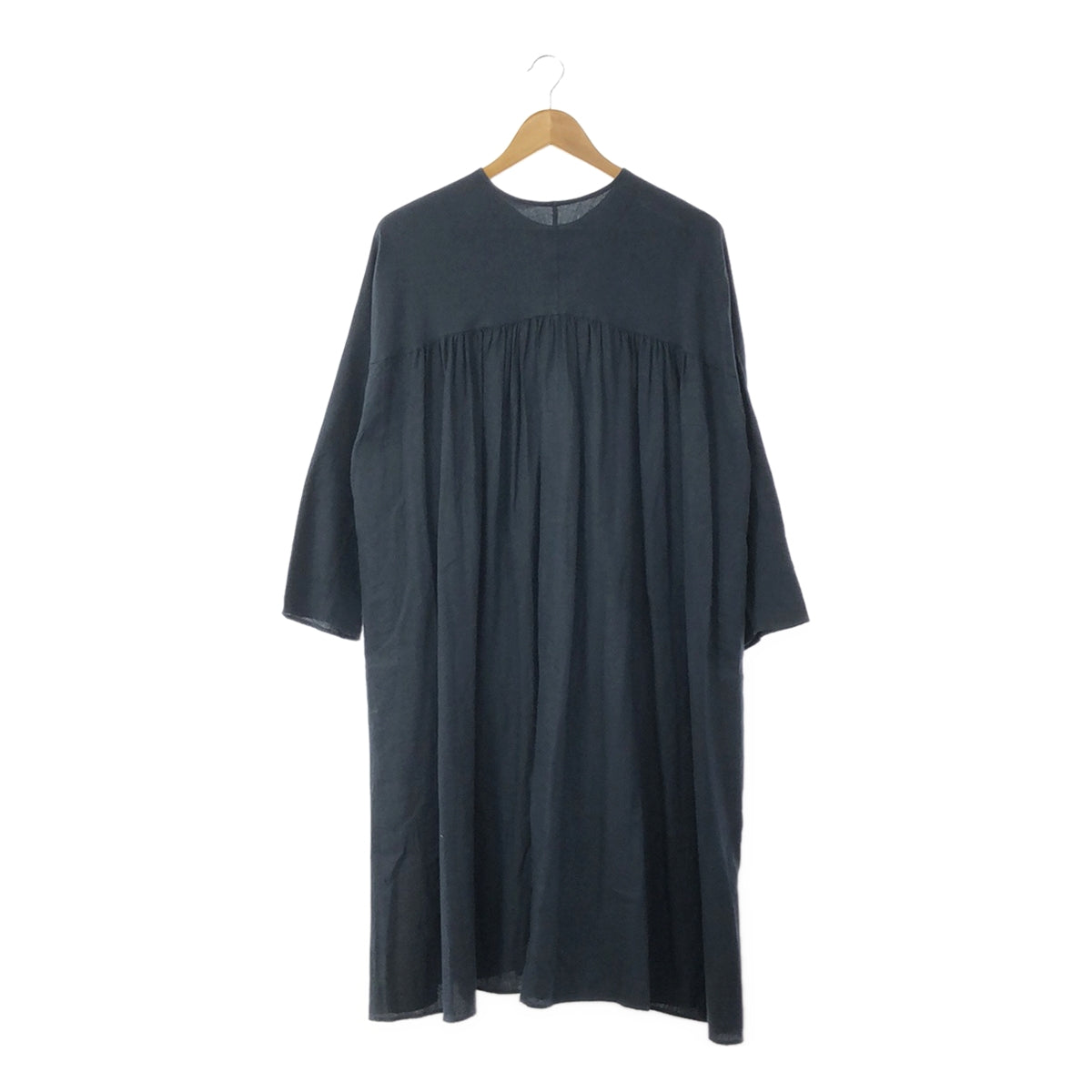 JURGEN LEHL / Jurgen Lehl | Mao collar dress | M | Navy | Women's