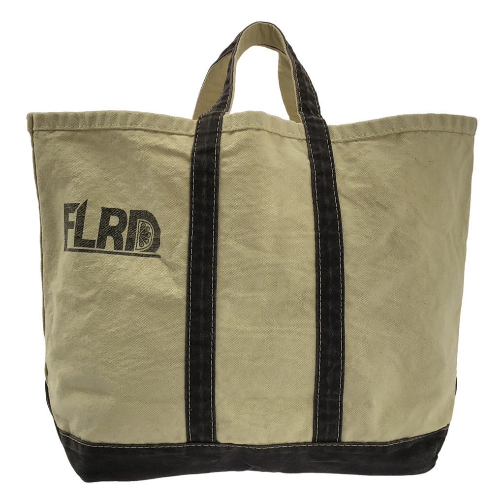 sita parantica / シータパランティカ | FLRD ヴィンテージ加工 キャンバス トートバッグ | ナチュラル / チャコール | レディース