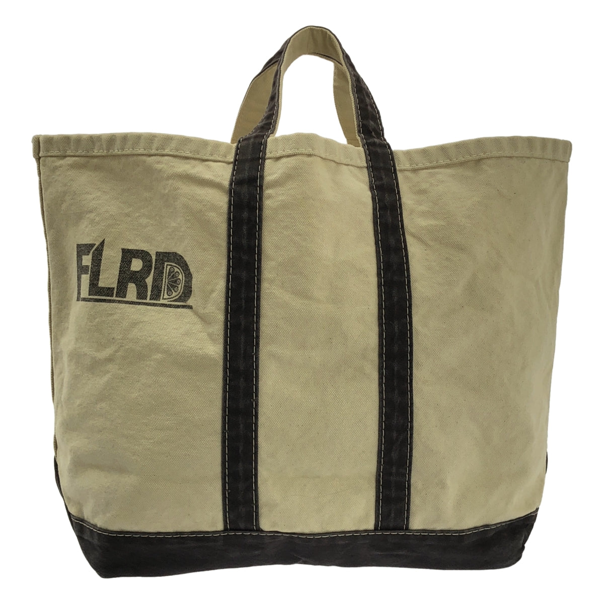 sita parantica / シータパランティカ | FLRD ヴィンテージ加工 キャンバス トートバッグ | ナチュラル / チャコール | レディース