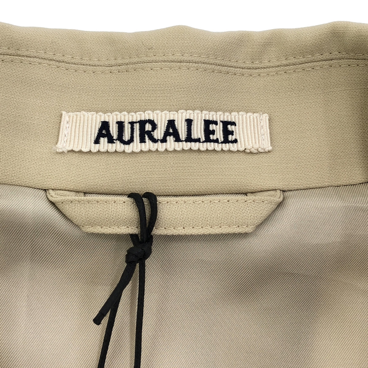 【新品】  AURALEE / オーラリー | 2024SS | HARD TWIST WOOL TWILL CHESTERFIELD COAT チェスターコート | 1 | アイボリー | レディース