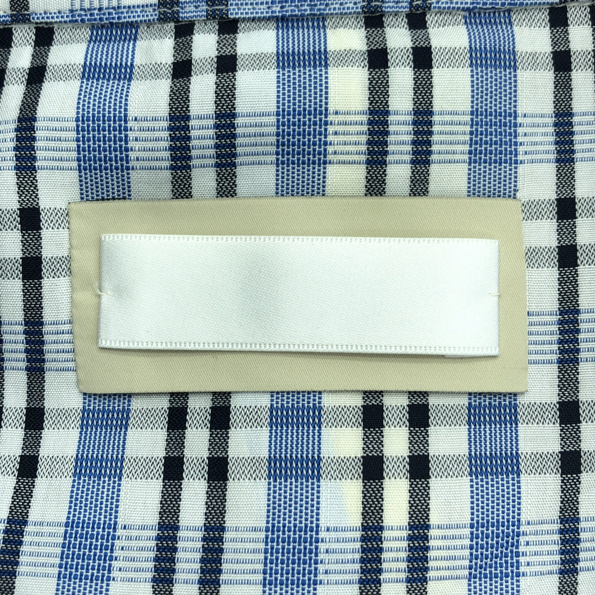 Litkovska / 리트코프스카 | 코튼 체크 스톨 셔츠 | 34 | 블랙/블루/화이트 | 여성