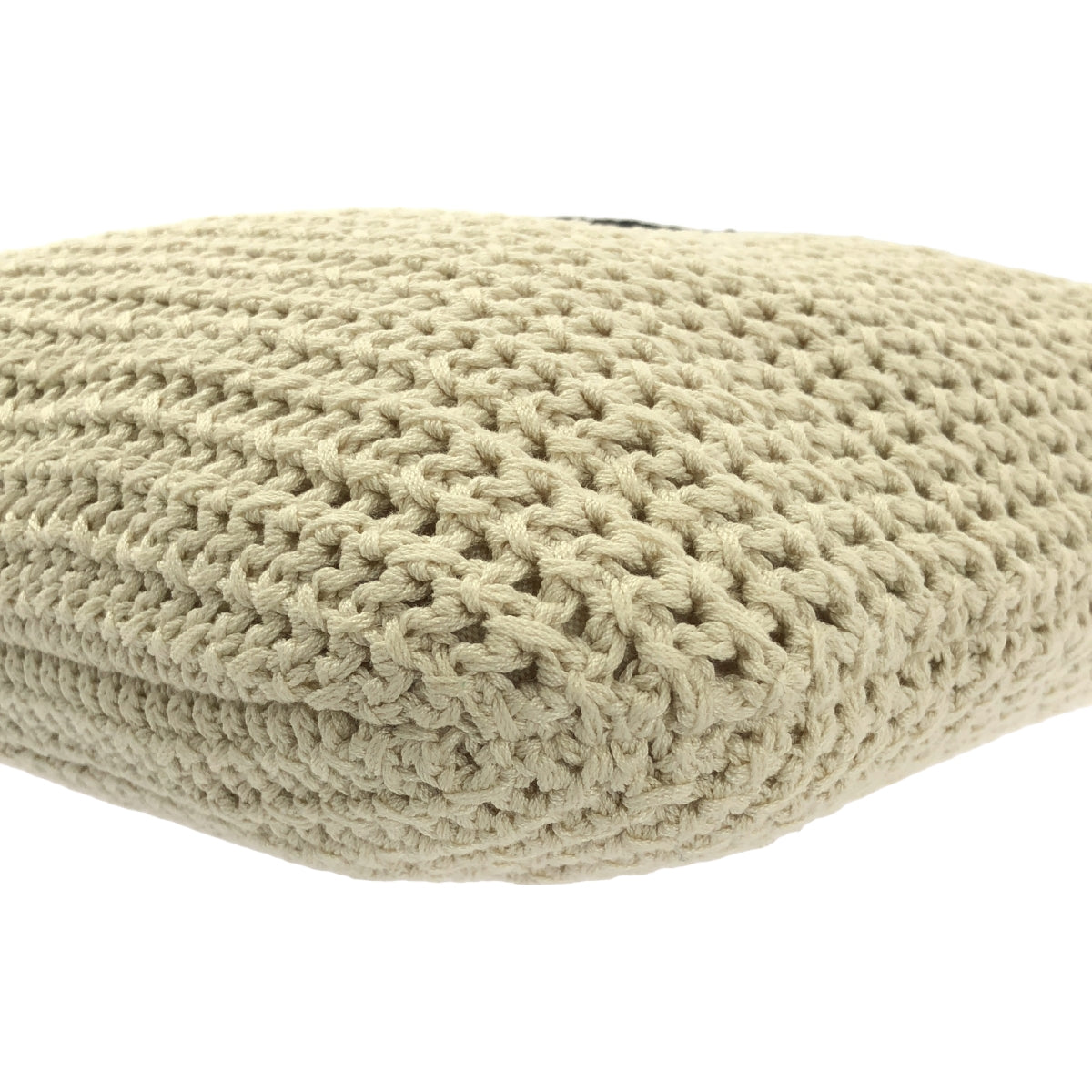 [狀況極佳] Miu Miu | 常春藤拉菲草效果手提包 | 米色 | 女款