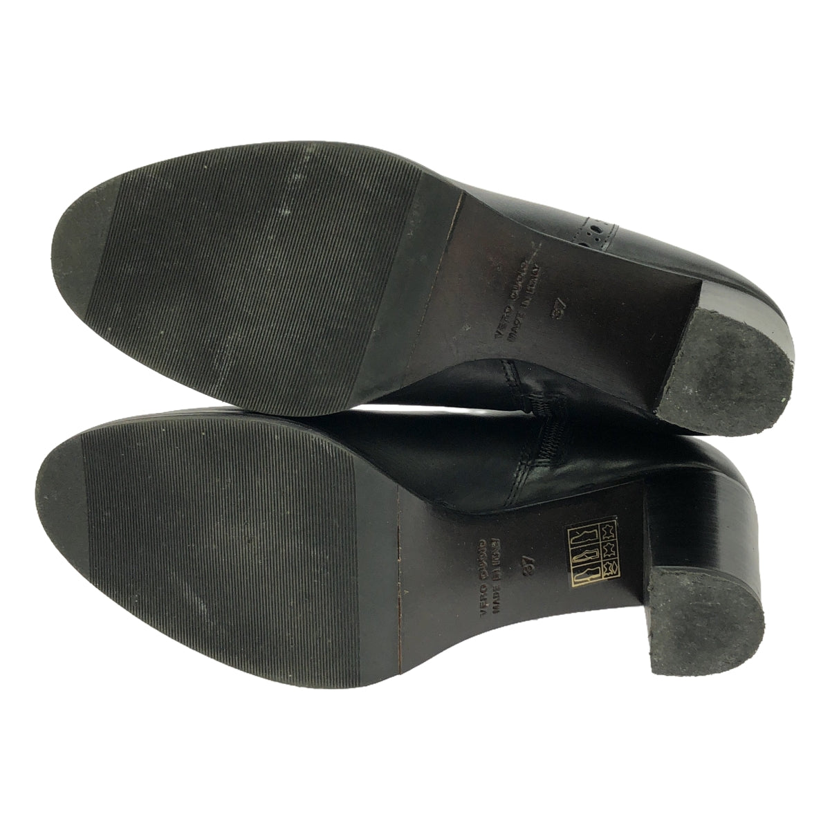 Luca Grossi / 루카 그로시 | 윙 팁 짧은 부츠 | 37 | 블랙 | 여성