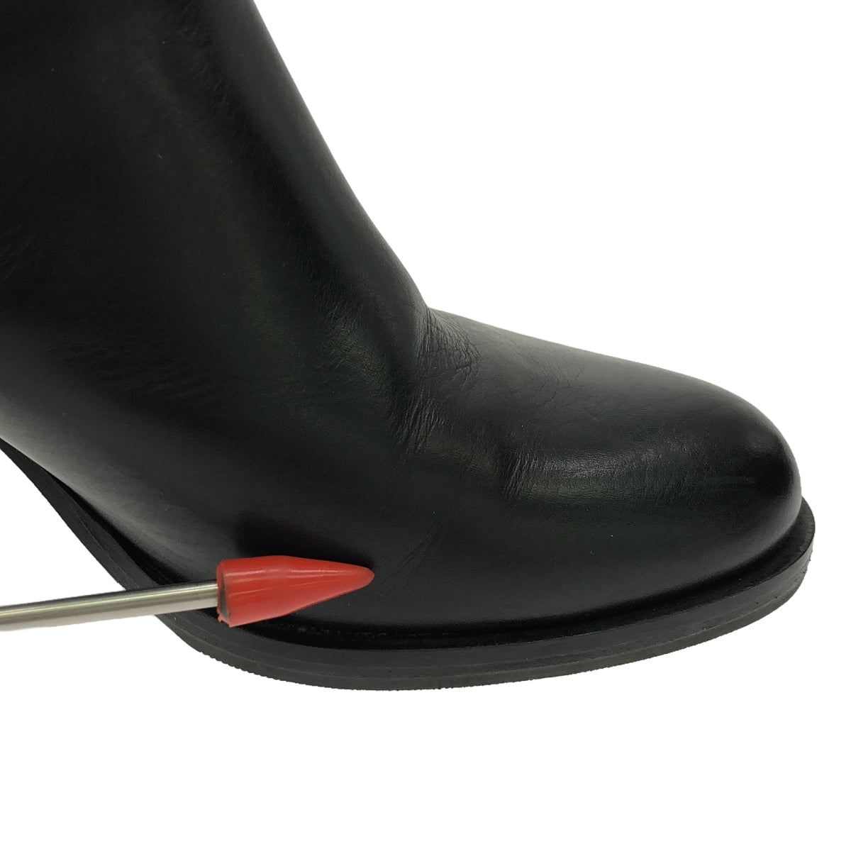 Luca Grossi / ルカグロッシ | ウイングチップショートブーツ | 37 | ブラック | レディース