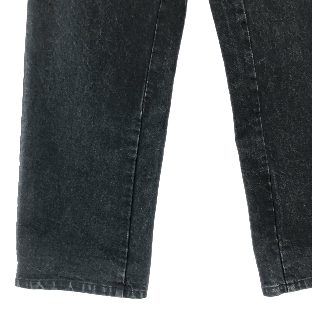 【新品】  None / | RIVER / リバー リメイクデザインデニムパンツ | M | ブラック | レディース