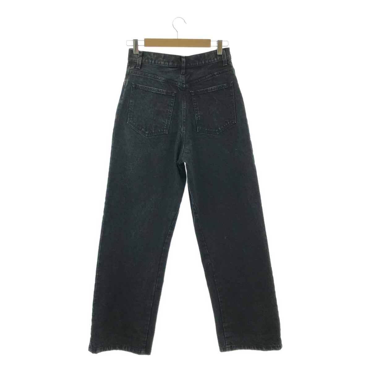 【新品】  None / | RIVER / リバー リメイクデザインデニムパンツ | M | ブラック | レディース