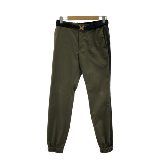 sacai / サカイ | 2021AW | Suiting Pants / スーチング サイドライン ベルテッド パンツ | 1 | メンズ
