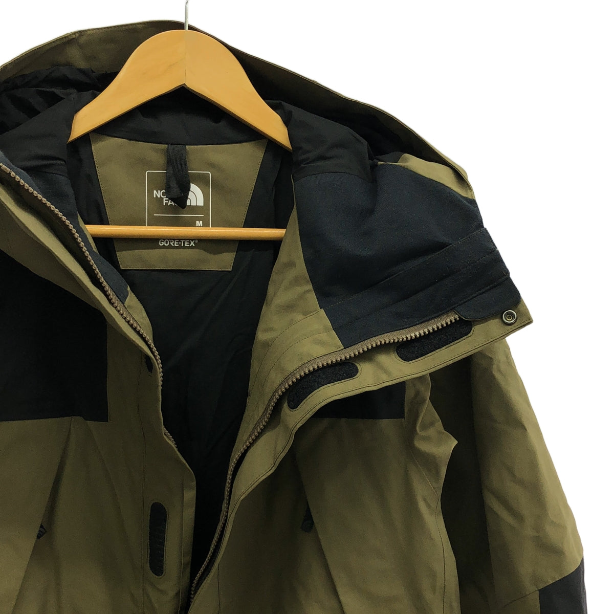[狀況良好] THE NORTH FACE / 北面 | GORE-TEX 山地夾克 / NP61800 山地夾克 | M |橄欖色/黑色|男士