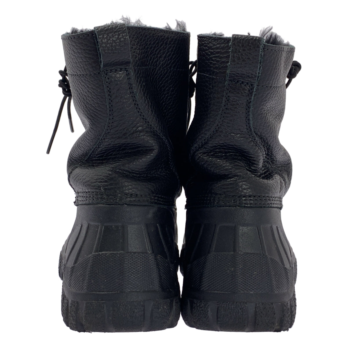 [狀況極佳] nonnative / Nonnative | x DIEMME 皮革蟒蛇皮拉鍊靴 | 尺寸 37 | 黑色 | 男款