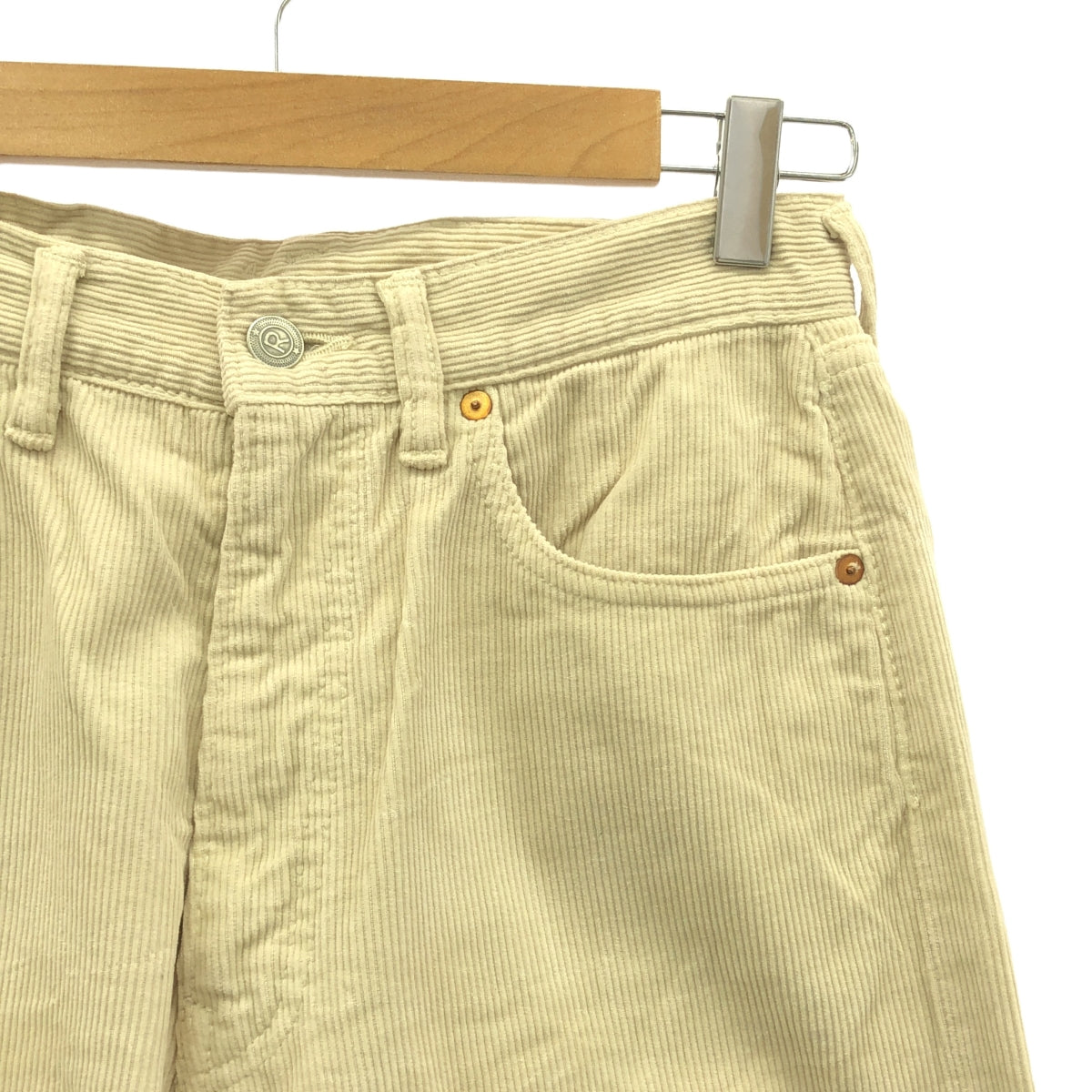 45rpm/每分鐘四十五轉| 12 條燈芯絨 Sorahikohime 長褲 | SHOPBOP尺寸 28 |米色 |女性的