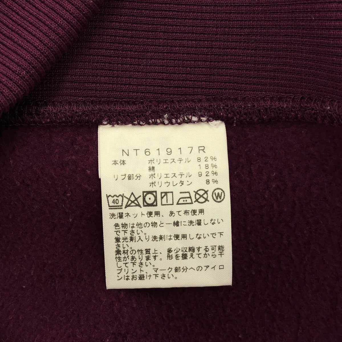 THE NORTH FACE / ザノースフェイス | NT61917R / BIG CREW ビッグクルー スウェット | M | パープル | メンズ