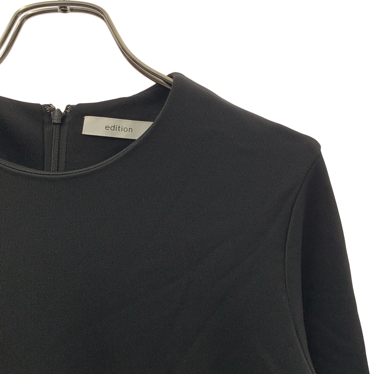 Edition / エディション トゥモローランド | ストレッチ ジャージ バックジップ ワンピース | 36 | レディース