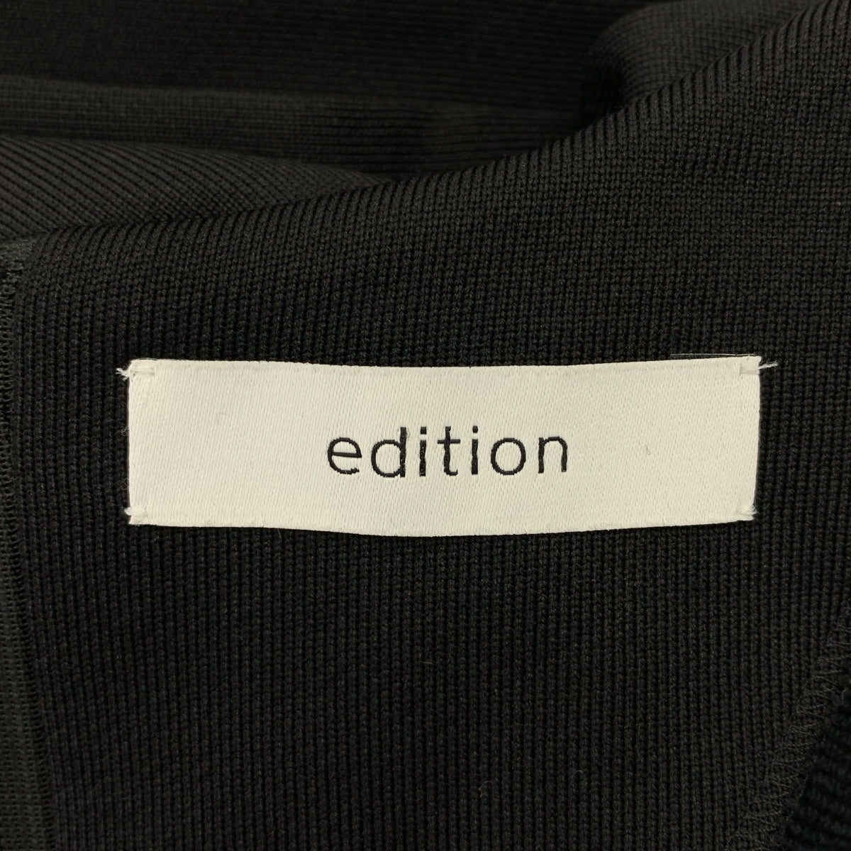 Edition / エディション トゥモローランド | ストレッチ ジャージ バックジップ ワンピース | 36 | レディース