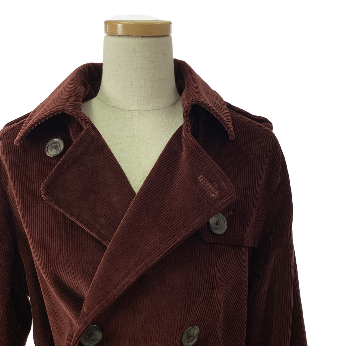 APC / A.P.C. | Corduroy trench coat | 36 | Bordeaux | Women's