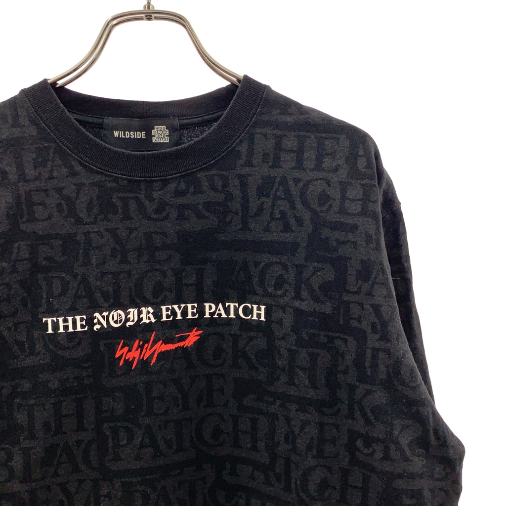 山本耀司 / Yohji Yamamoto | × 黑眼圈圖案純棉印花長袖T卹 | S碼 | 男款