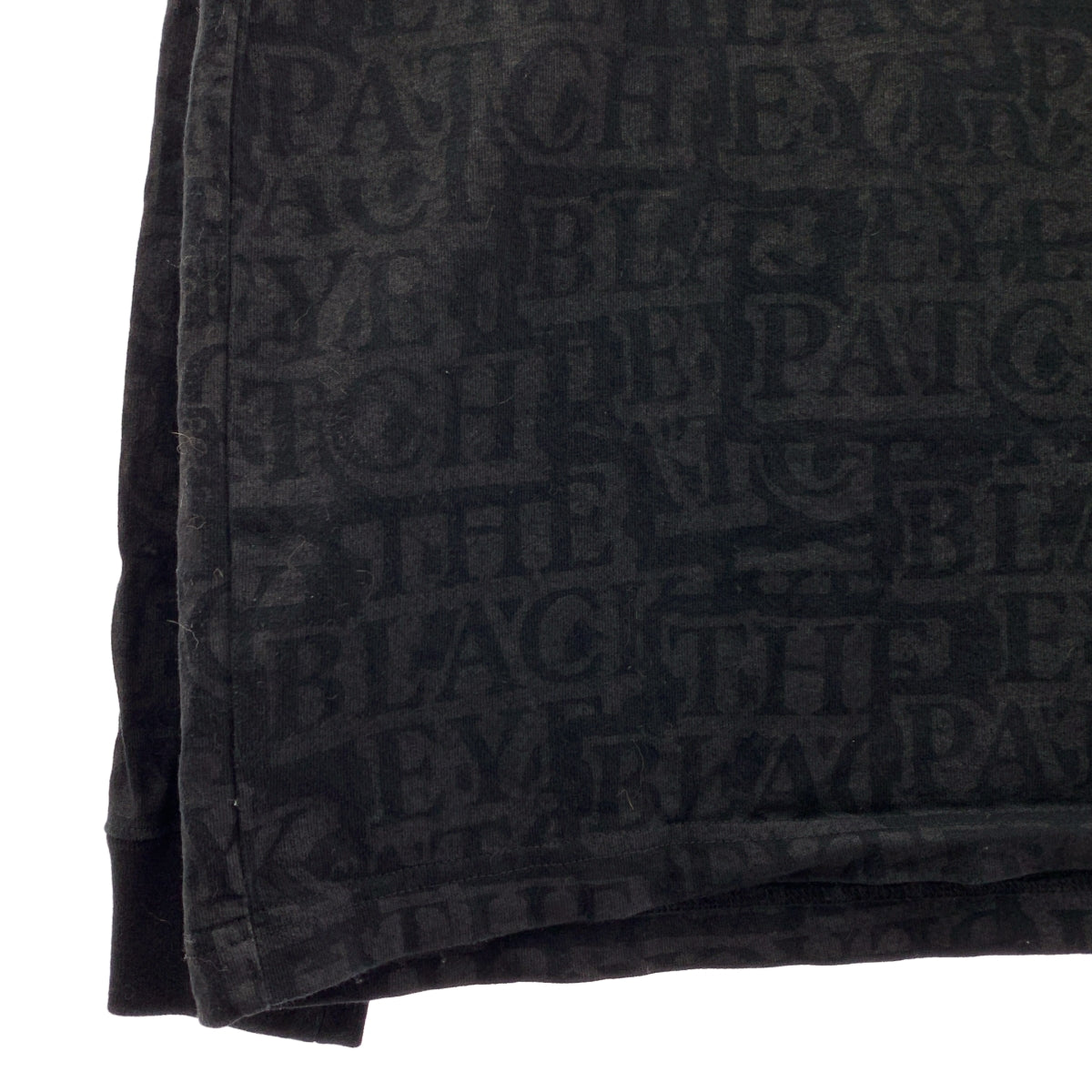 山本耀司 / Yohji Yamamoto | × 黑眼圈圖案純棉印花長袖T卹 | S碼 | 男款