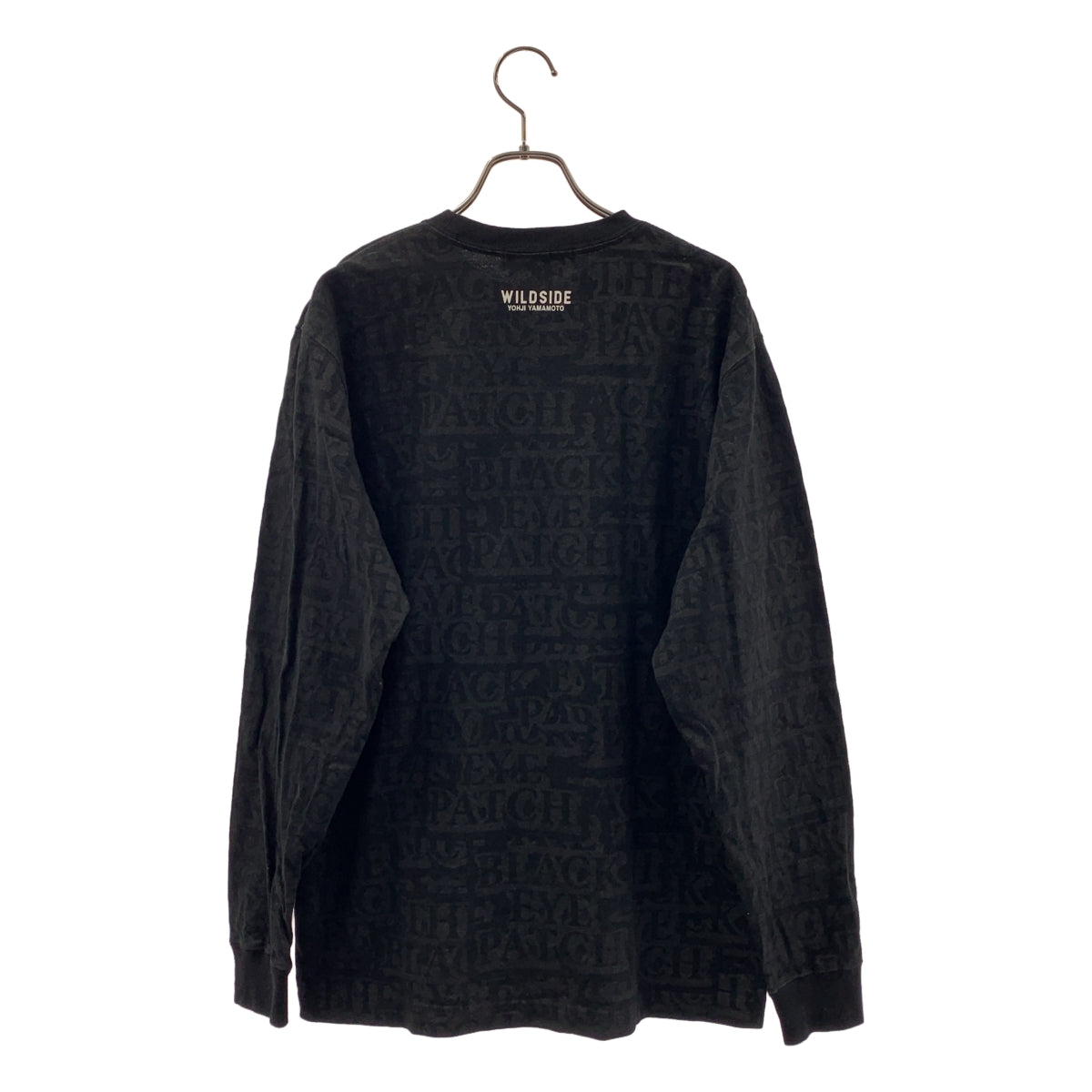 山本耀司 / Yohji Yamamoto | × 黑眼圈圖案純棉印花長袖T卹 | S碼 | 男款