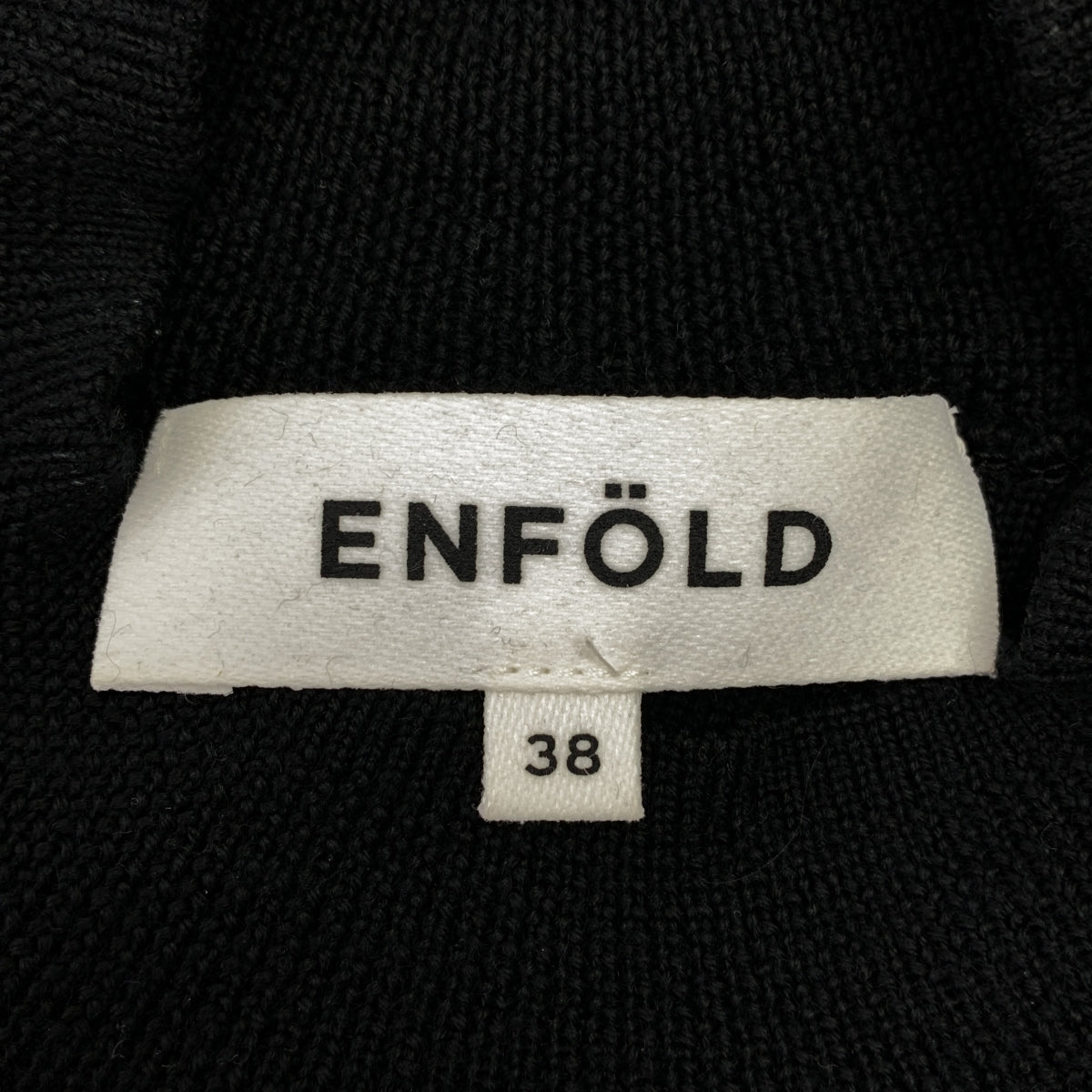 ENFOLD | 羊毛羅紋圓領毛衣 | 尺寸 38 | 女款
