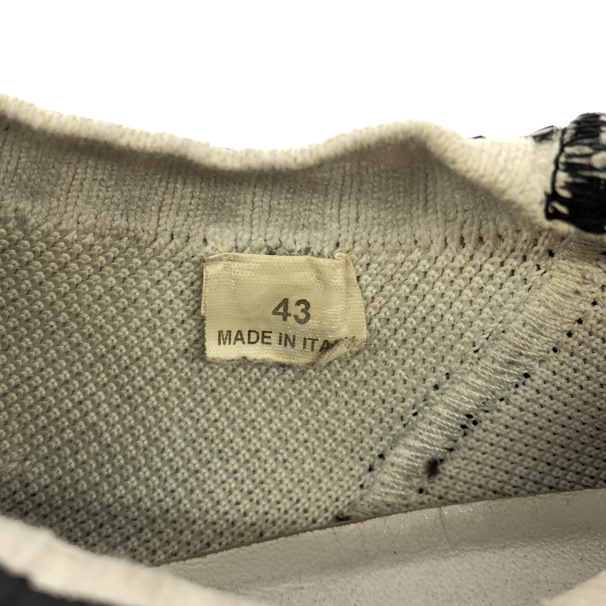 Maison Margiela |豪華跑者 |裂紋繫帶運動鞋 |尺寸 43 |黑色 |男士
