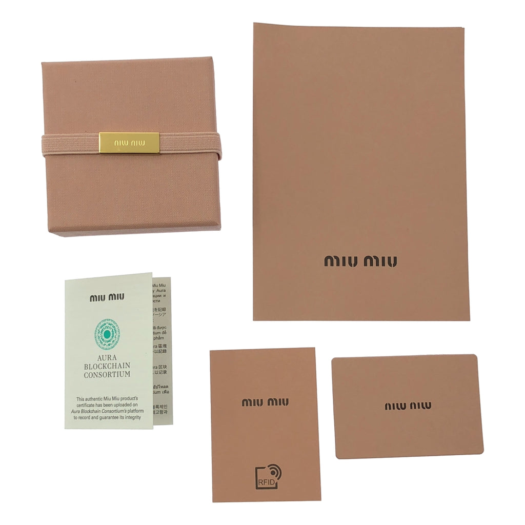 miu miu / ミュウミュウ | Leather micro trick / レザー マイクロトリック チャーム |
