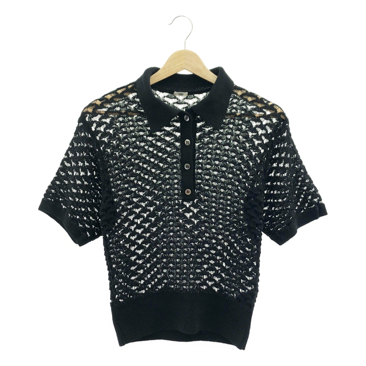 IENA | 2024AW | 棉質尼龍網眼 Polo 衫 | F |